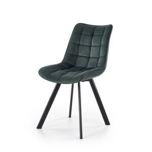 HALMAR K332 jedálenská stolička tmavozelená / čierna vyobraziť
