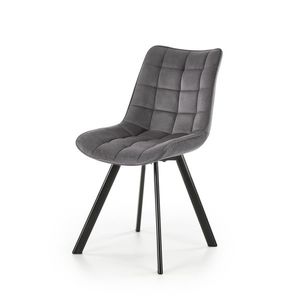 HALMAR K332 jedálenská stolička tmavosivá / čierna vyobraziť