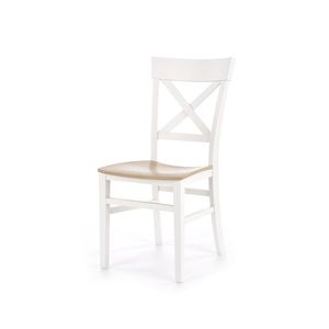 HALMAR Tutti jedálenská stolička biela / dub medový vyobraziť