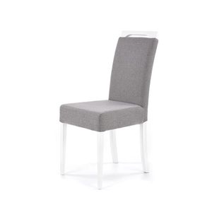 HALMAR Clarion jedálenská stolička biela / sivá vyobraziť