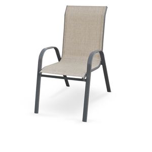 HALMAR Mosler záhradná stolička sivá / tmavosivá vyobraziť
