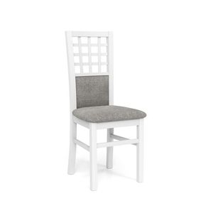 HALMAR Gerard 3 jedálenská stolička biela / svetlosivá vyobraziť