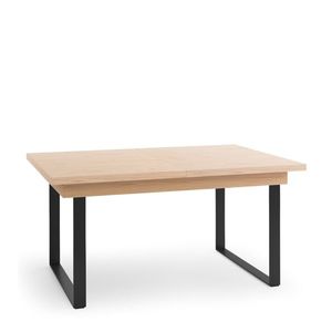 TARANKO Grande GR-S1 rozkladací jedálenský stôl dub (Grande 01) / čierna vyobraziť