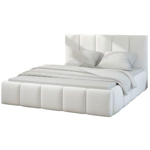 NABBI Evora 160 čalúnená manželská posteľ biela vyobraziť