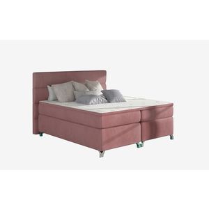 NABBI Avellino 160 čalúnená manželská posteľ s úložným priestorom ružová vyobraziť