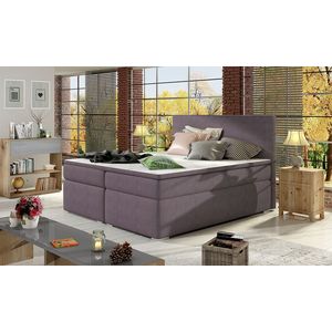NABBI Diana 160 čalúnená manželská posteľ s úložným priestorom fialová vyobraziť