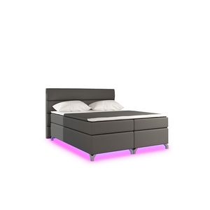 NABBI Avellino 140 čalúnená manželská posteľ s úložným priestorom sivá (Soft 29) vyobraziť