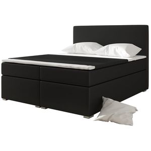 NABBI Diana 180 čalúnená manželská posteľ s úložným priestorom čierna (Soft 11) vyobraziť
