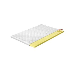 NABBI Vitano 160 obojstranný penový matrac (topper) pamäťová pena / látka vyobraziť