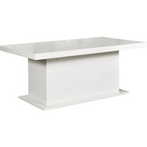 PYKA Kacper 200/400 rozkladací jedálenský stôl biely vysoký lesk vyobraziť