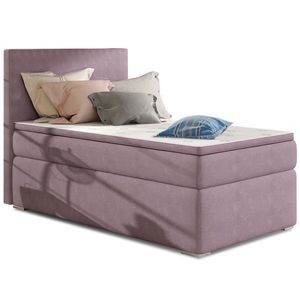 NABBI Rodrigo 90 P čalúnená jednolôžková posteľ s úložným priestorom fialová vyobraziť