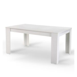 KONDELA Tomy jedálenský stôl 140x80 cm biela vyobraziť