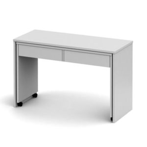 KONDELA Versal New rozkladací pc stolík biela vyobraziť