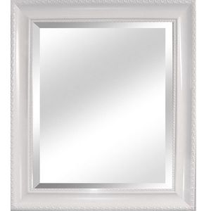 KONDELA Malkia Typ 2 zrkadlo na stenu biela vyobraziť