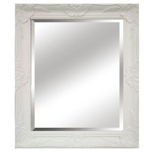 KONDELA Malkia Typ 13 zrkadlo biela vyobraziť