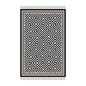 KONDELA Motive koberec 80x150 cm čierna / biela vyobraziť