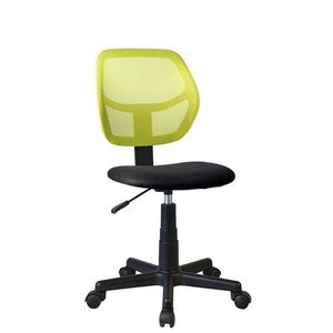 KONDELA Mesh kancelárska stolička zelená / čierna vyobraziť
