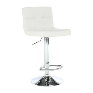 KONDELA Kandy New barová stolička biela / chróm vyobraziť