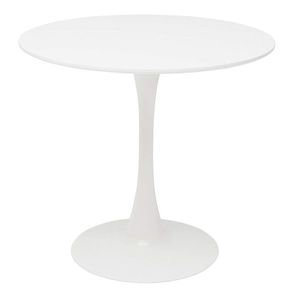 KONDELA Reventon okrúhly jedálenský stôl biela matná vyobraziť
