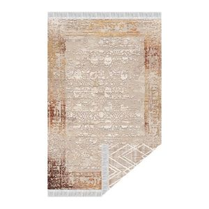 KONDELA Nesrin obojstranný koberec 80x150 cm béžová / vzor vyobraziť