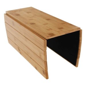KONDELA Alte drevená podložka na sedačku bambus vyobraziť