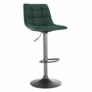 KONDELA Lahela barová stolička zelená / čierna vyobraziť