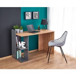 HALMAR Fino písací stôl dub wotan / antracit vyobraziť