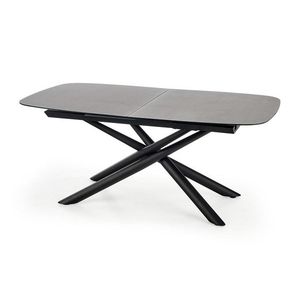 HALMAR Capello rozkladací jedálenský stôl tmavosivá / čierna vyobraziť