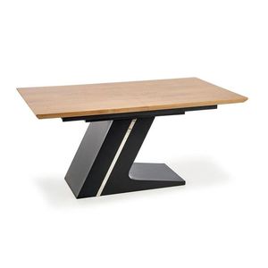HALMAR Ferguson rozkladací jedálenský stôl dub prírodný / čierna vyobraziť