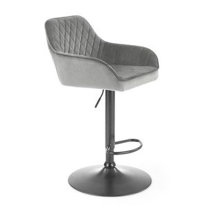 HALMAR H-103 barová stolička sivá / čierna vyobraziť