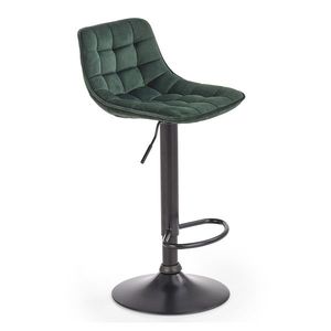 HALMAR H-95 barová stolička tmavozelená / čierna vyobraziť