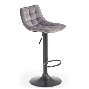 HALMAR H-95 barová stolička sivá / čierna vyobraziť