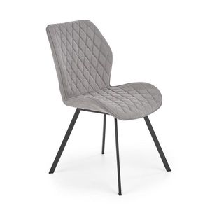 HALMAR K360 jedálenská stolička sivá / čierna vyobraziť