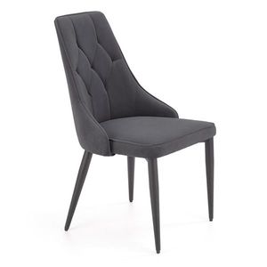 HALMAR K365 jedálenská stolička sivá / čierna vyobraziť