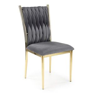 HALMAR K436 jedálenská stolička sivá / zlatá vyobraziť