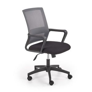 HALMAR Mauro kancelárska stolička s podrúčkami čierna / sivá vyobraziť