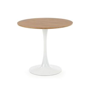 HALMAR Sting okrúhly jedálenský stôl dub zlatý / biela vyobraziť