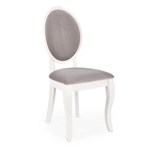 HALMAR Velo jedálenská stolička biela / sivá vyobraziť