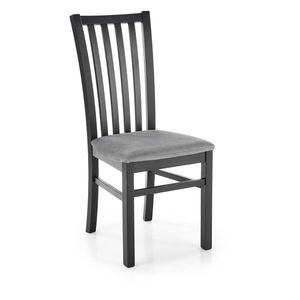 HALMAR Gerard 7 jedálenská stolička čierna / sivá vyobraziť