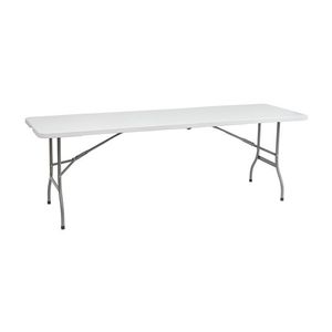 NABBI Vivas cateringový skladací stôl 244x75 cm sivá / biela vyobraziť