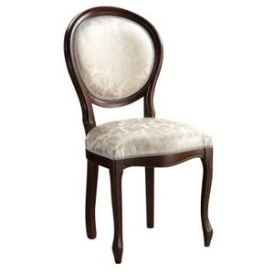 TARANKO Krzeslo O rustikálna jedálenská stolička wenge / krémový vzor (A4 Versalles 1) vyobraziť