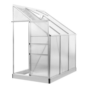 NABBI Glasshouse záhradný skleník k stene 190x130x205 cm priehľadná vyobraziť