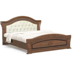 NABBI Molis BC-160 rustikálna manželská posteľ s roštom 160x200 cm čerešňa portofino vyobraziť