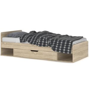 NABBI Tavir 90 jednolôžková posteľ s roštom 90x200 cm dub sonoma vyobraziť