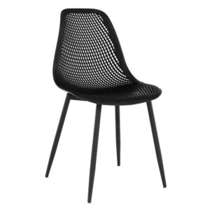 KONDELA Tegra Typ 2 jedálenská stolička čierna vyobraziť