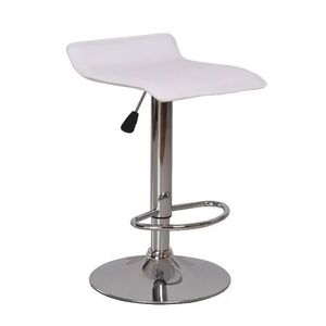 KONDELA Laria New barová stolička biela / chróm vyobraziť