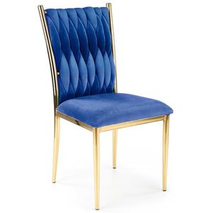 HALMAR K436 jedálenská stolička granátová / zlatá vyobraziť
