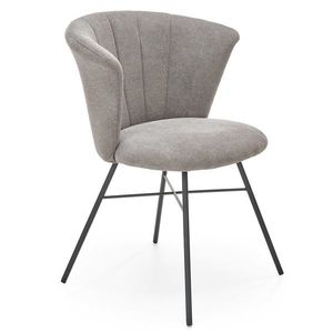 HALMAR K459 jedálenská stolička sivá / čierna vyobraziť