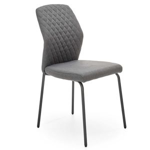 HALMAR K461 jedálenská stolička sivá / čierna vyobraziť