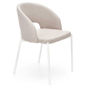 HALMAR K486 jedálenská stolička béžová / biela vyobraziť